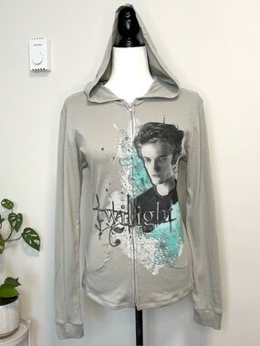 Twilight deadstock edward graphic zip up hoodie